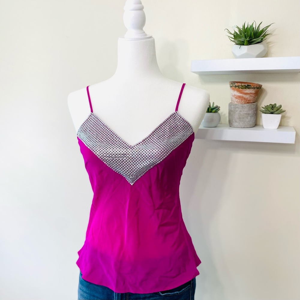 Meg and Ginger Mesh Cami Top, No Size Tag, 6?